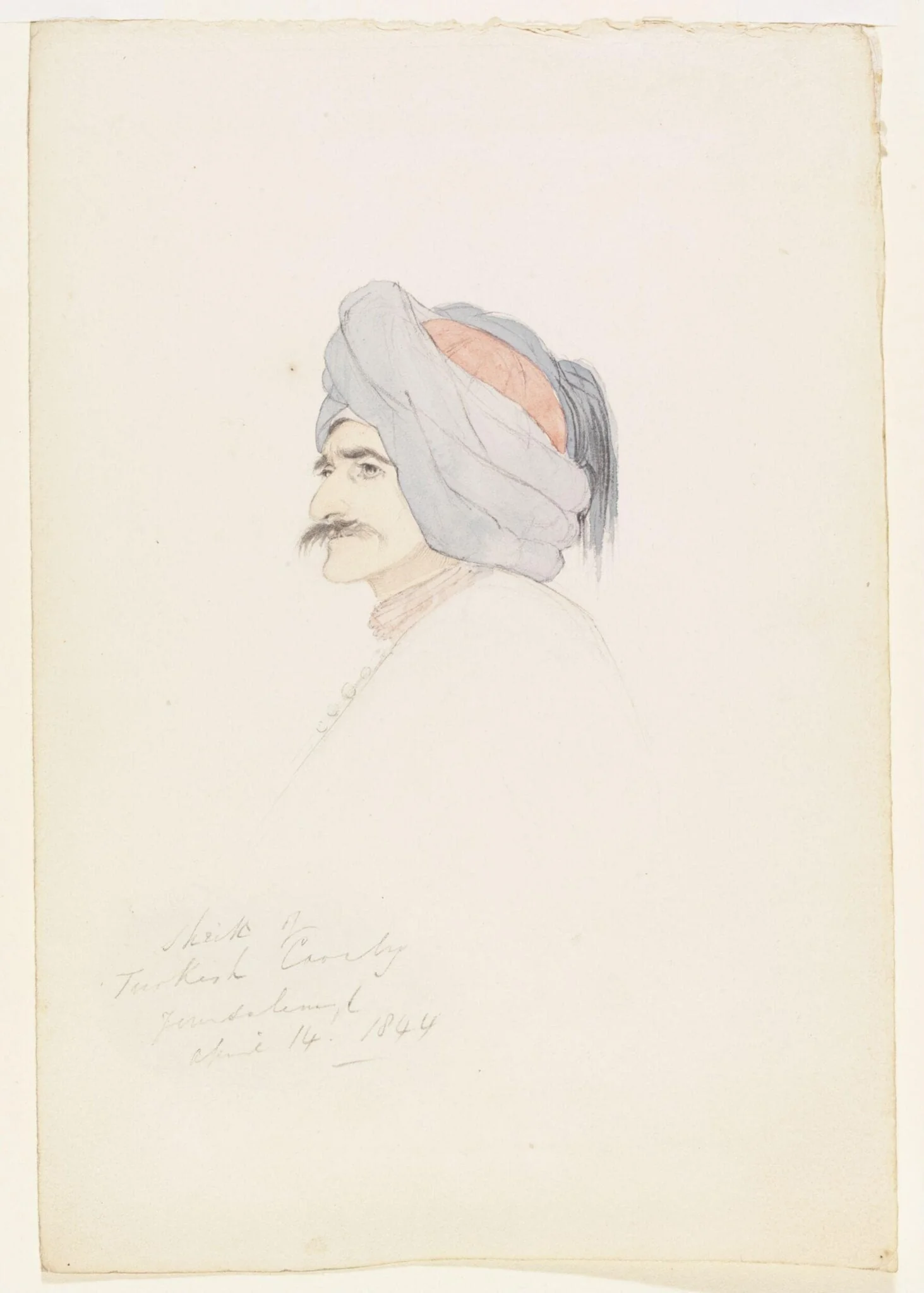 Sheik of Turkish Cavalry, detail