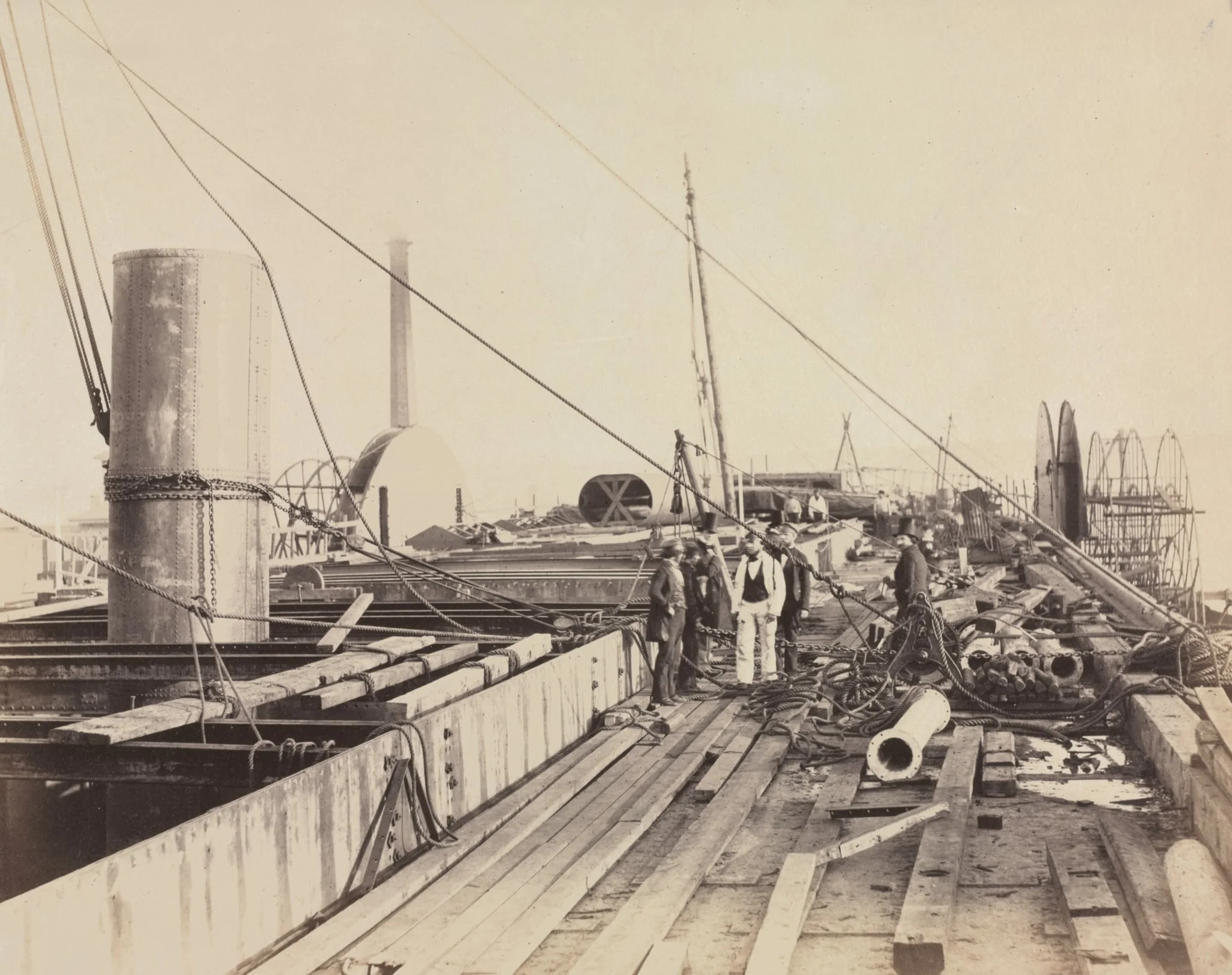 Deck Scene of the Great Eastern, detail