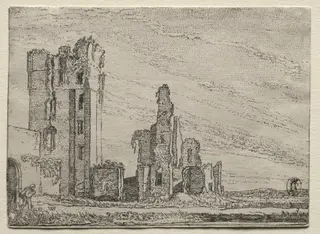 Ruins of the Castle Huys Te Kleef near Haarlem, by Willem Pieterszoon Buytewech, 1616
