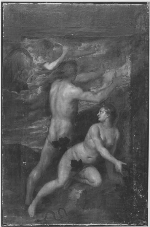 Austreibung aus dem Paradies (?), detail