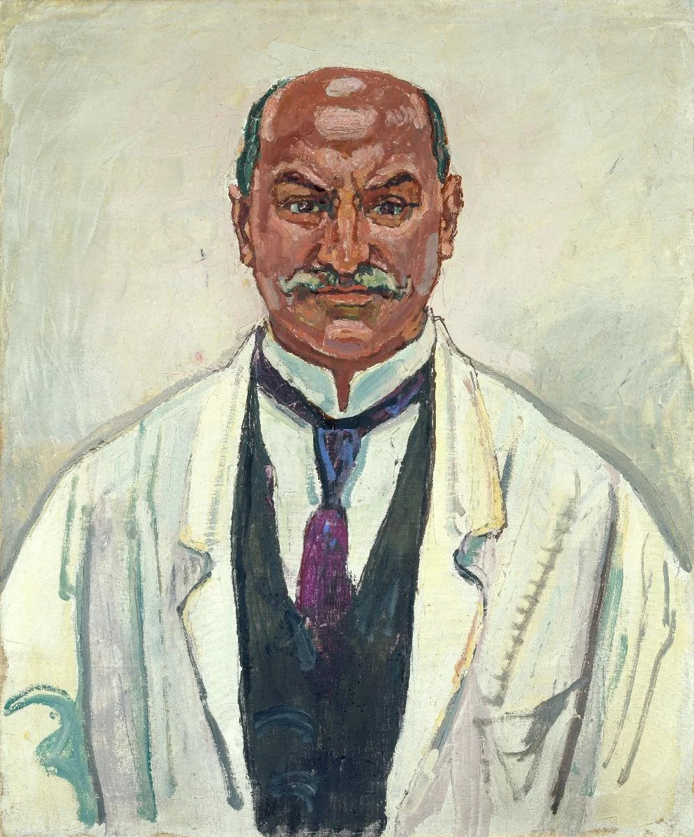 Bildnis Professor Beuttner, detail