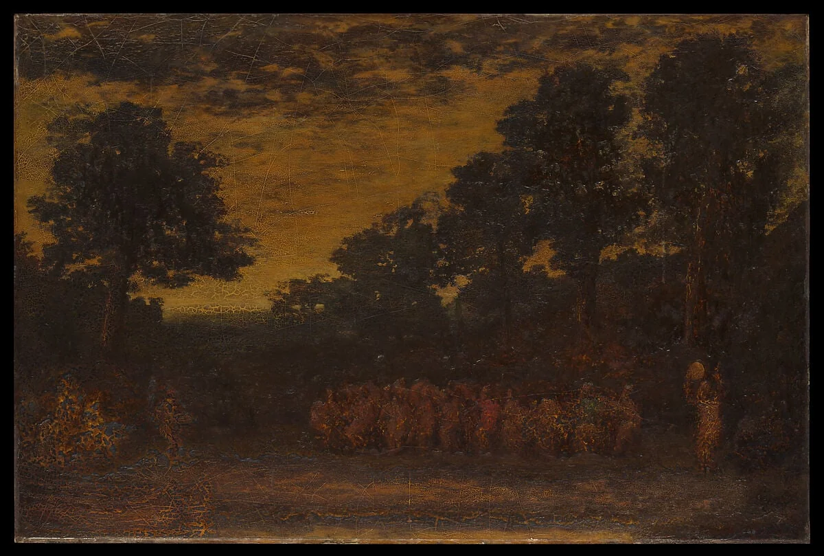 The Pipe Dance, detail