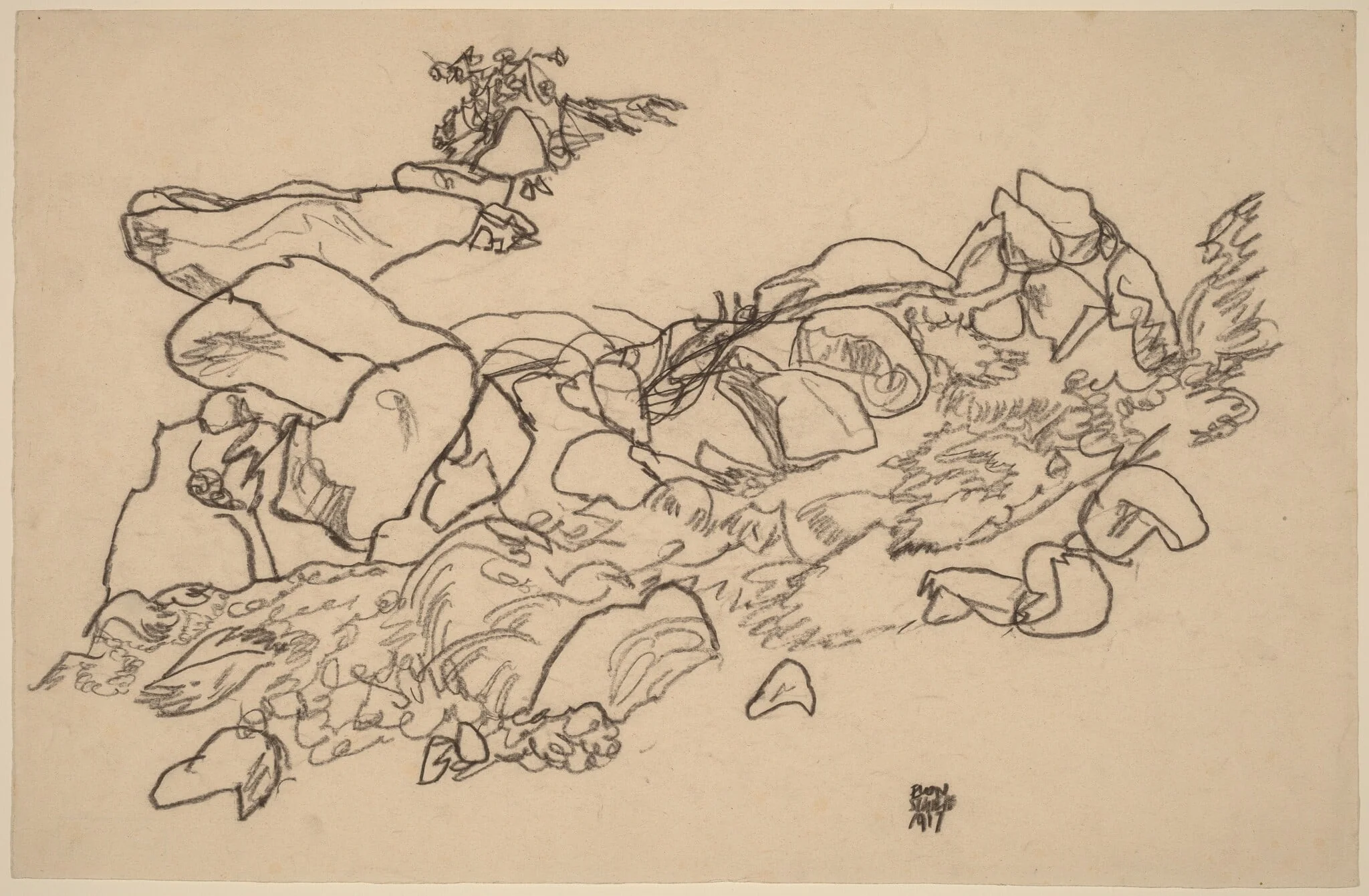 Mountain Stream, detail