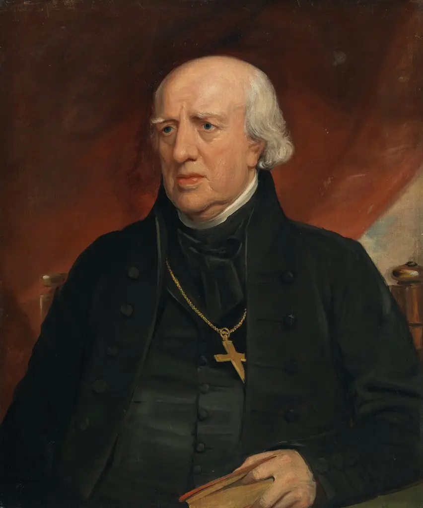 Portrait of John Thomas Troy, Archbishop of Dublin (1739-1823), by Thomas Clement Thompson, oil, 1821