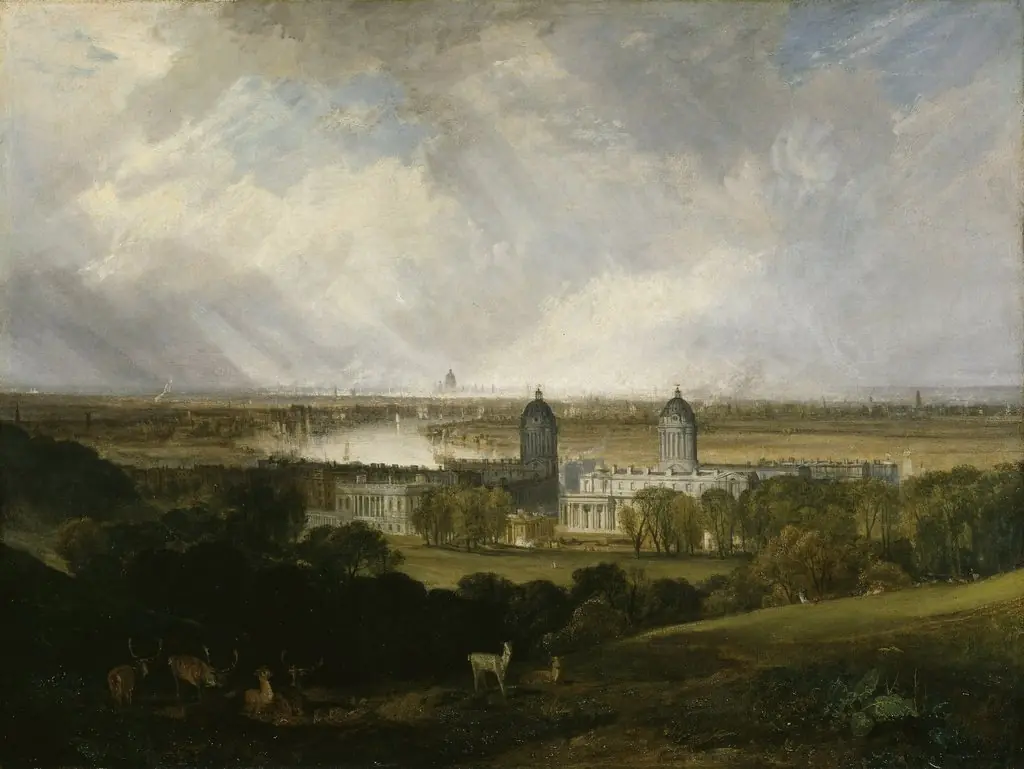London from Greenwich Park, by Joseph Mallord William Turner, oil, 1809