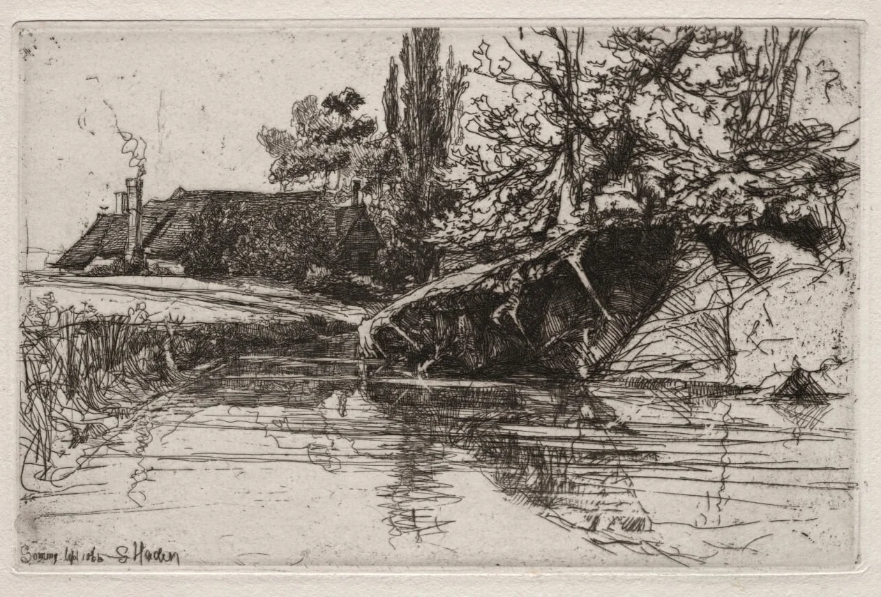The Moat House, detail