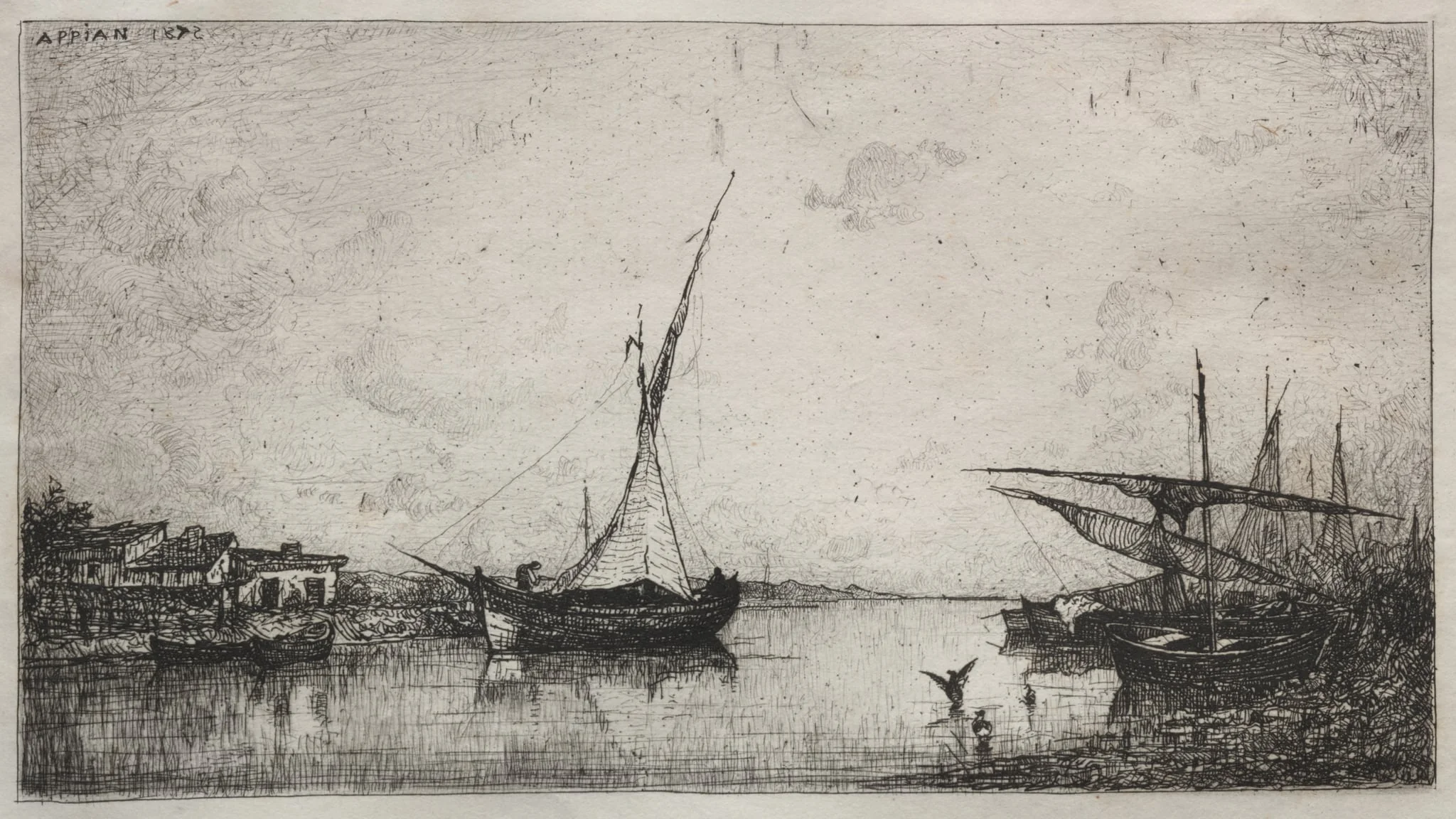 Canal at Martiques, detail