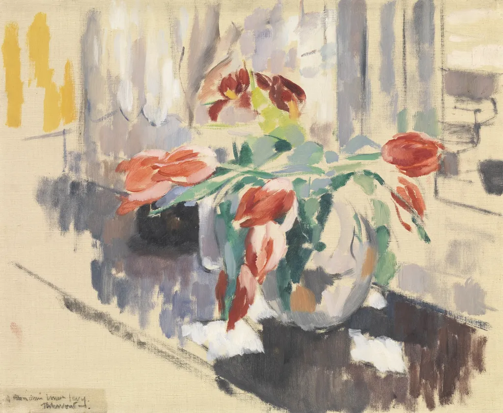 Tulips, by Rik Wouters, oil, 1913