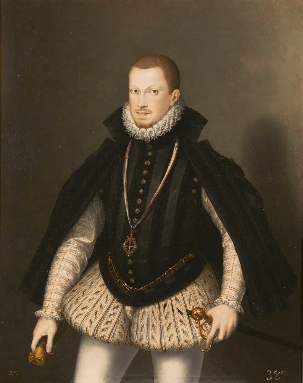 Don Sebastián rey de Portugal, by Alonso Sánchez Coello, oil