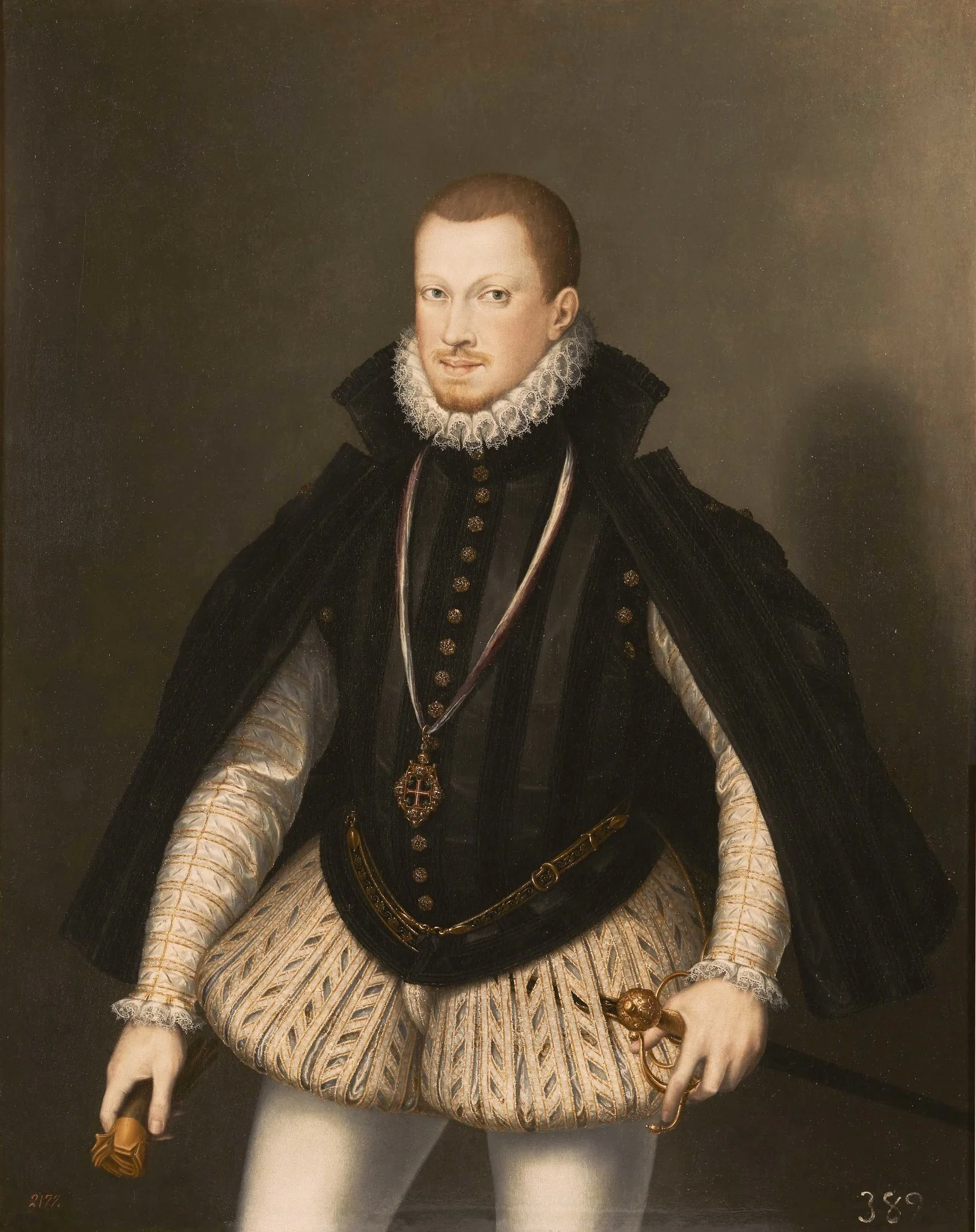 Don Sebastián rey de Portugal, detail