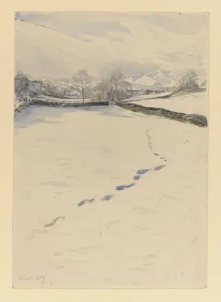Untitled, by Beatrix Potter, watercolor, 4