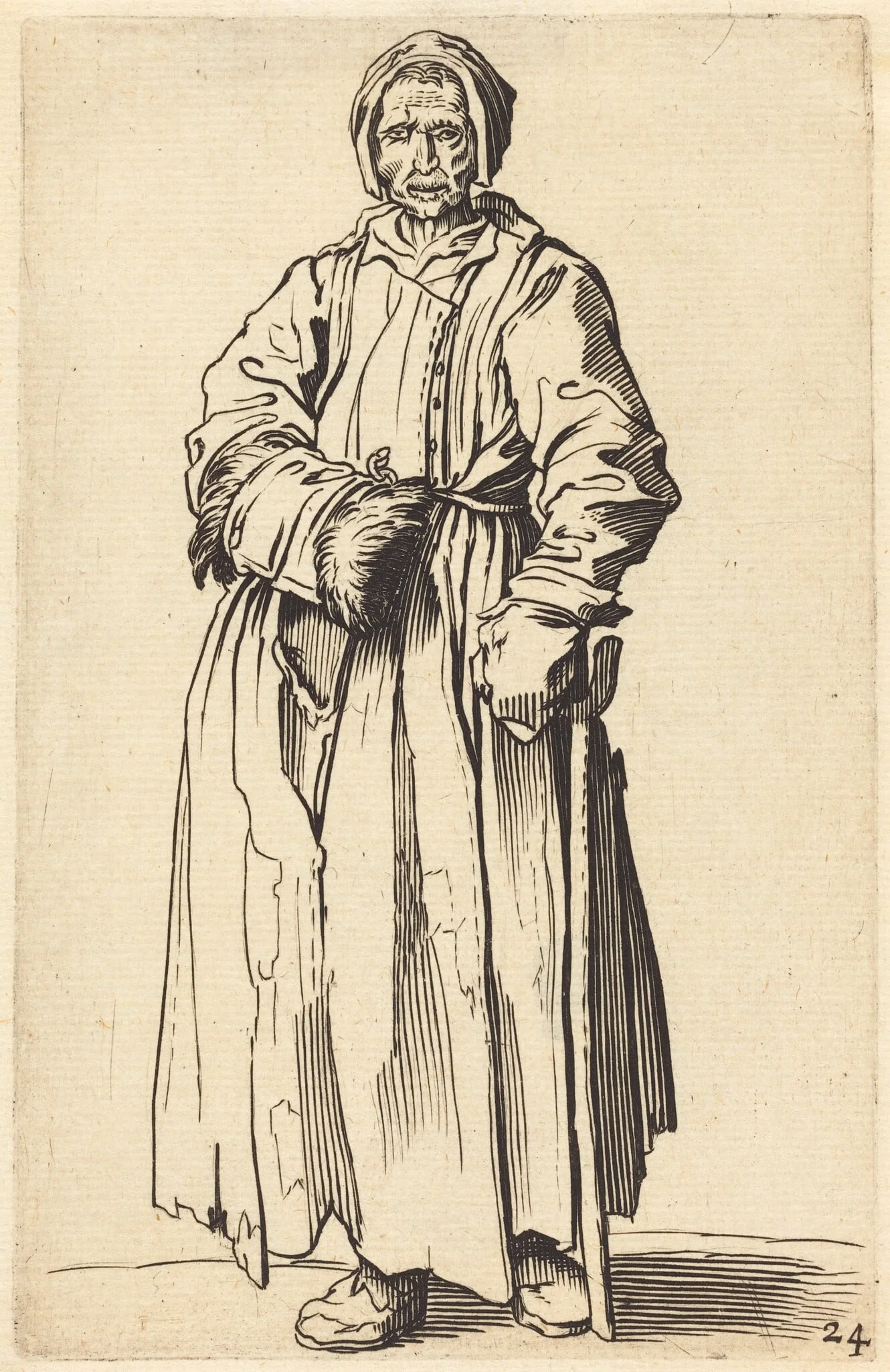 One-Eyed Woman, detail