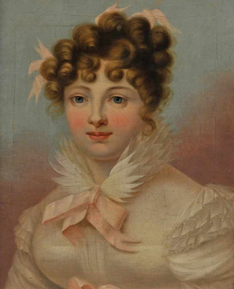 Portrait de Catherine Pavlovna Romanova, detail