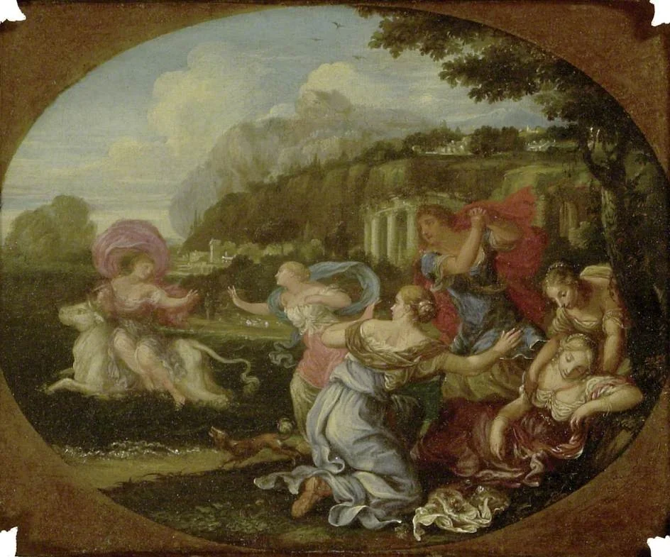 The Rape of Europa, detail