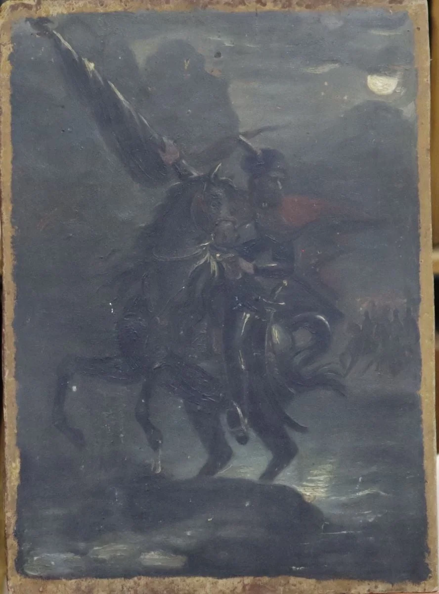 Mihai Viteazul triumfând la Călugăreni, detail