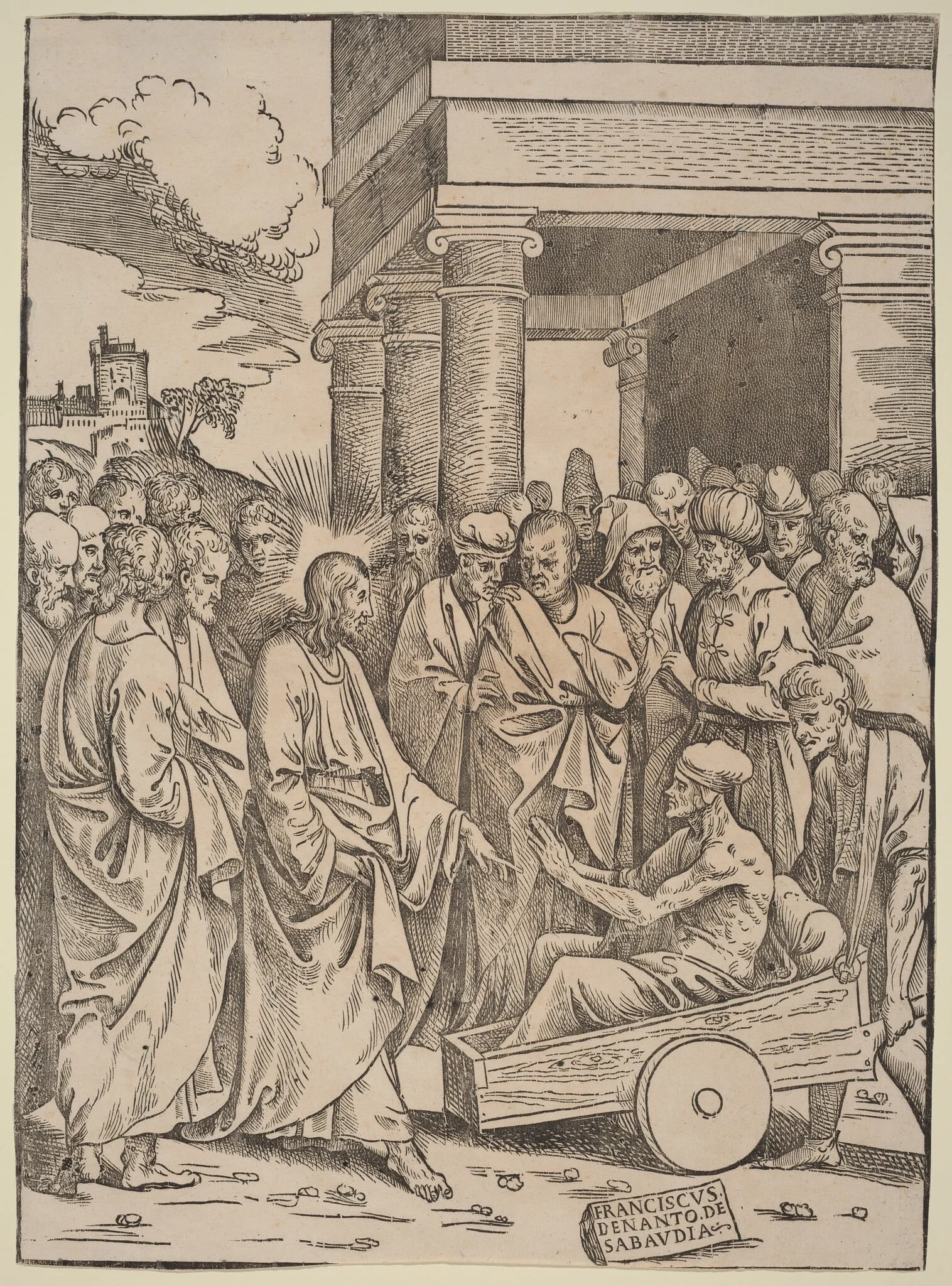 The Raising of Lazarus, detail