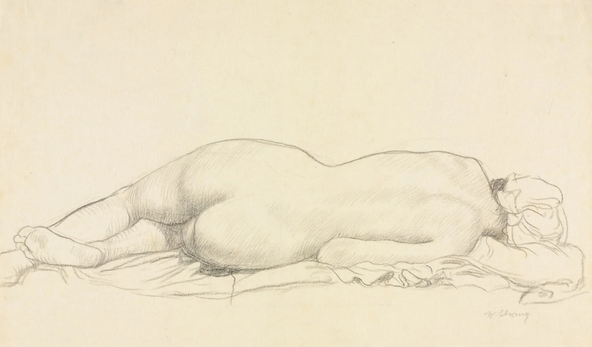 Reclining Nude, detail