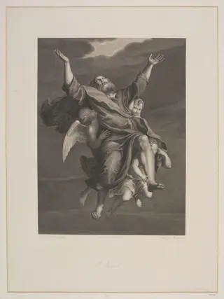 Ascension of St. Paul, by Jean Massard, 1850