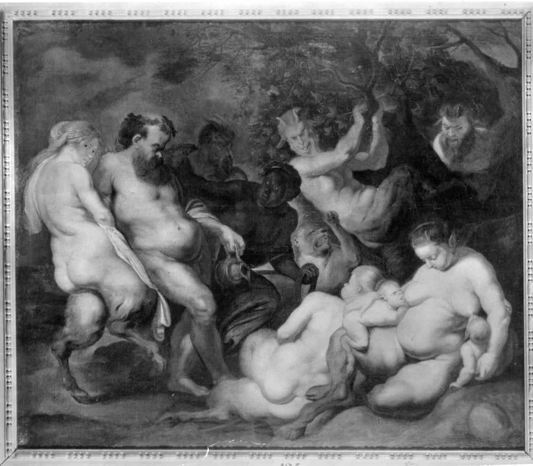 Der trunkene Silen (Kopie nach), detail