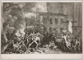 The Storming of the Bastille, July 14, 1789, by Charles Thévenin, 1790
