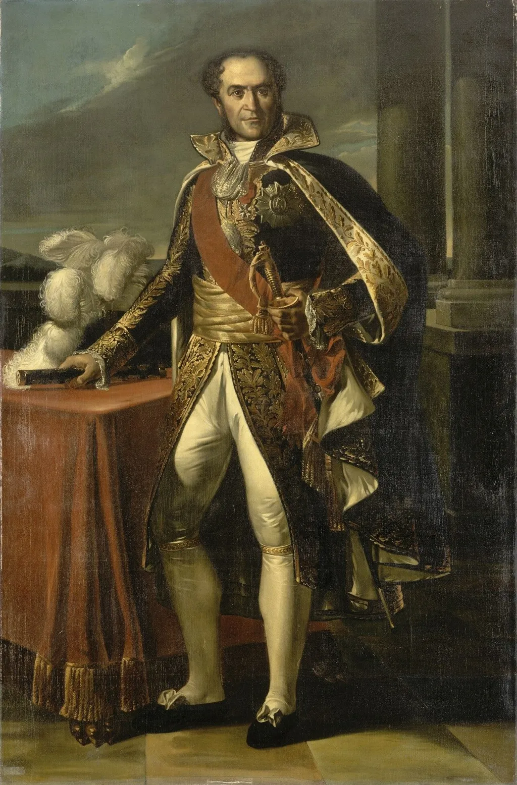 Guillaume-Marie-Anne, maréchal Brune, by Eugène Battaille, oil, 1853
