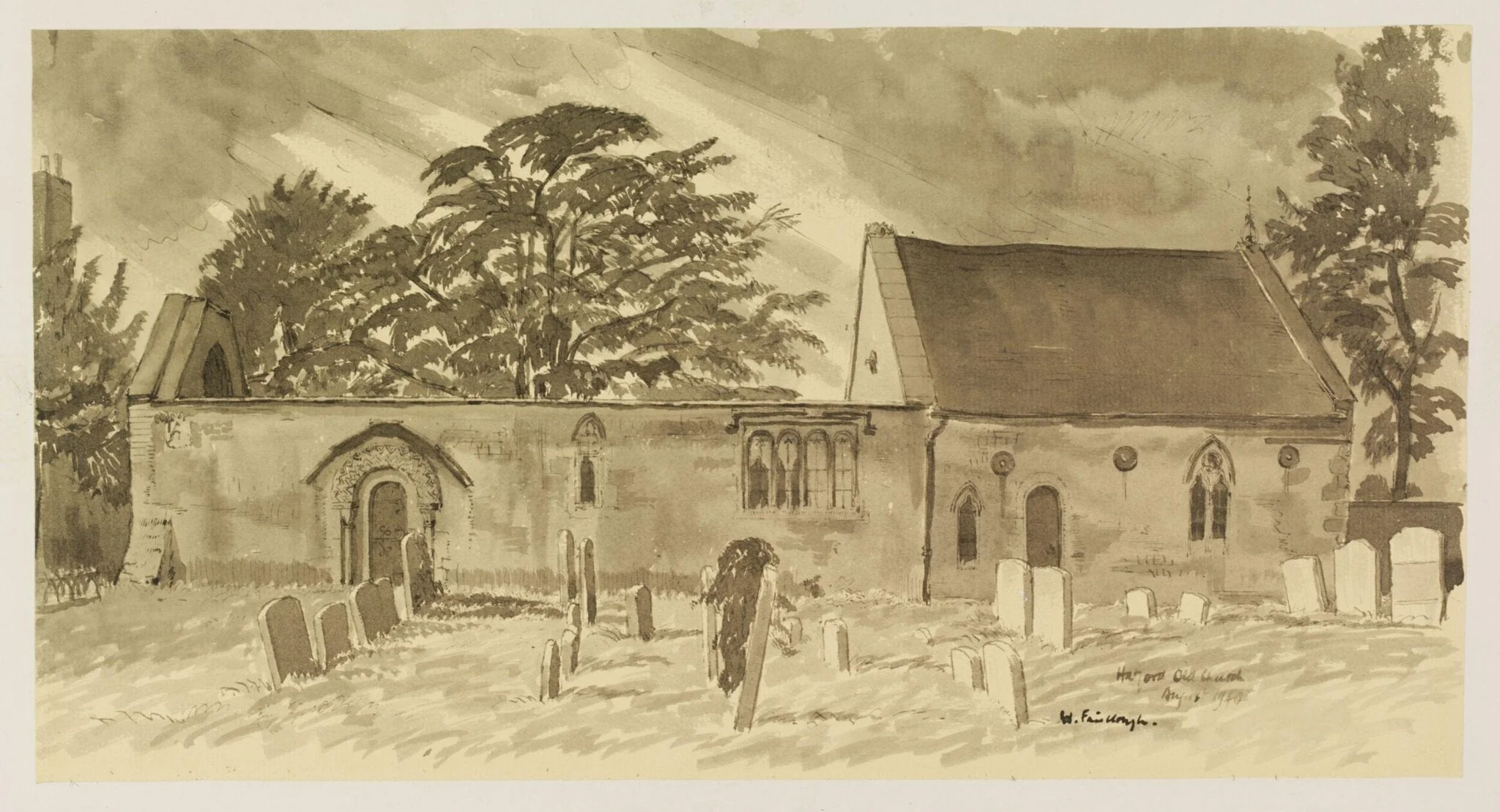 St.George's Church, Hatford, detail