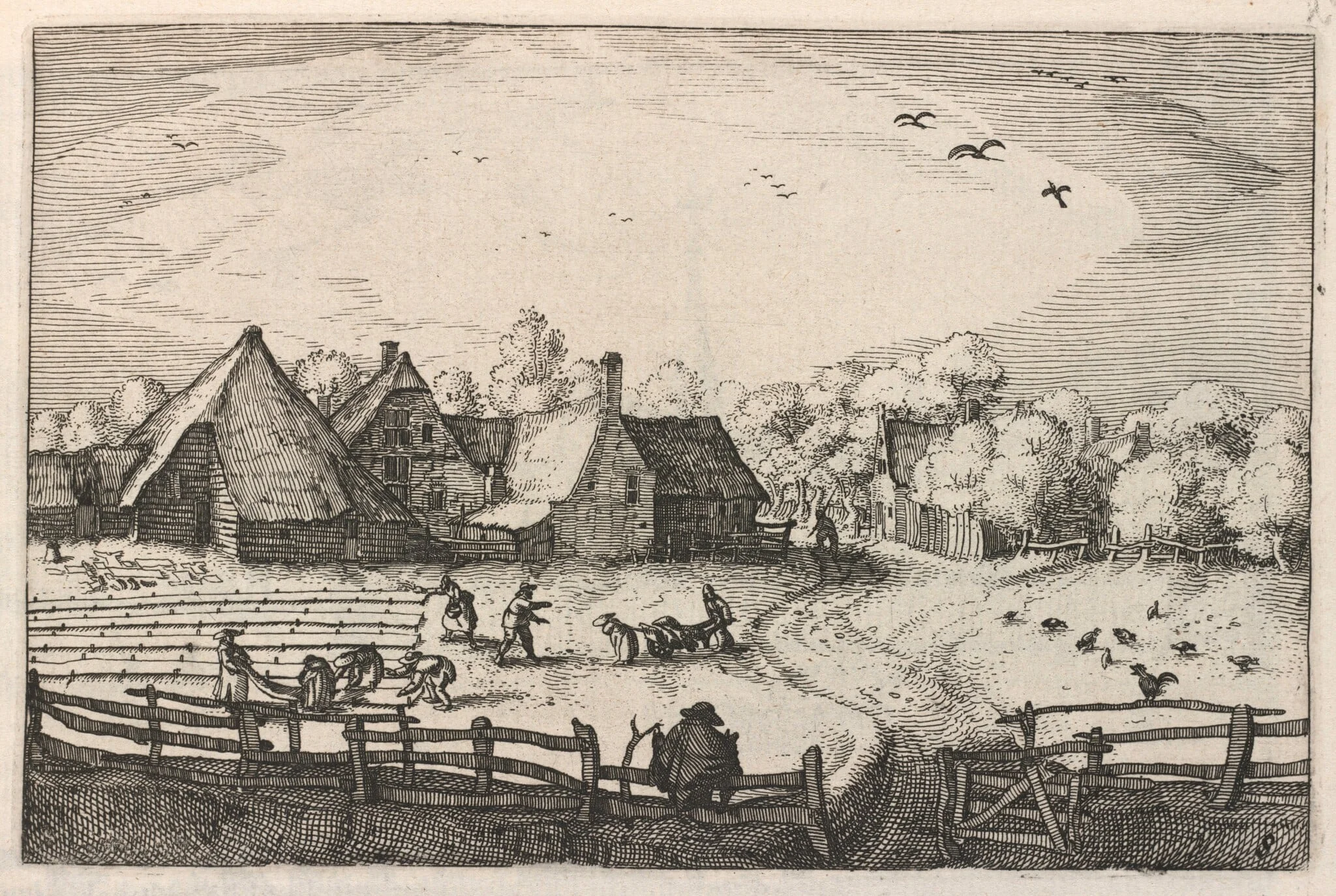Blekerye aededuyne gelegen (Farms and Bleaching-Fields), detail