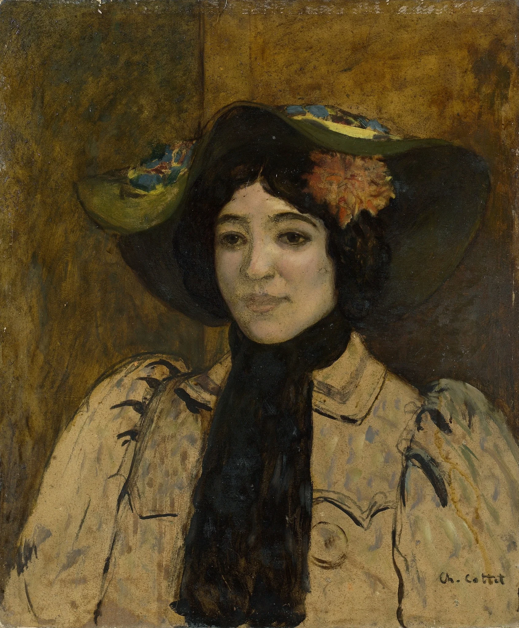 Portrait of a Woman, detail