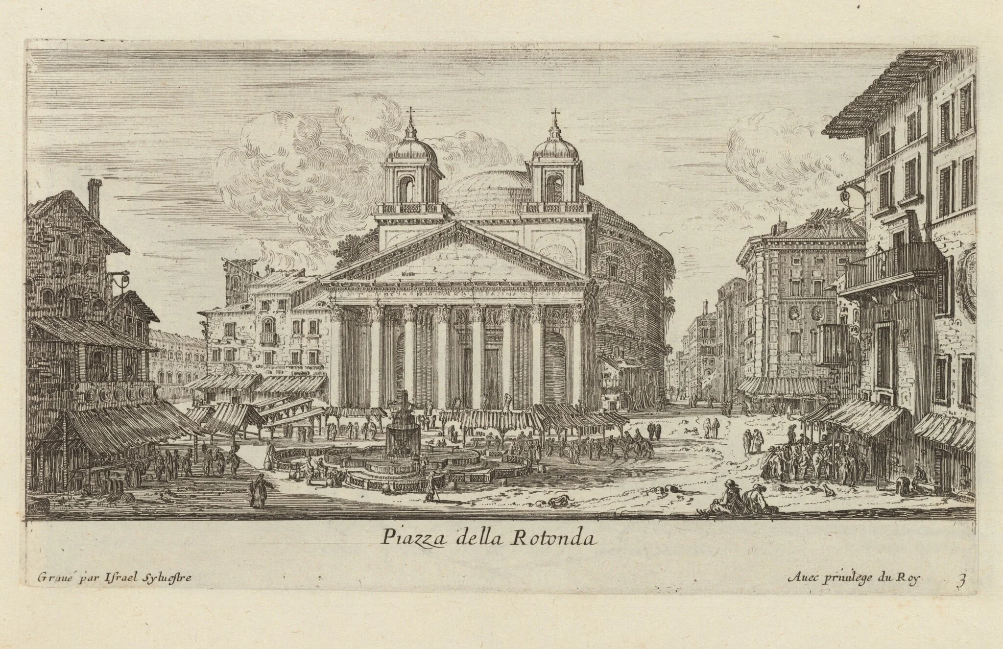 Piazza della Rotonda, detail