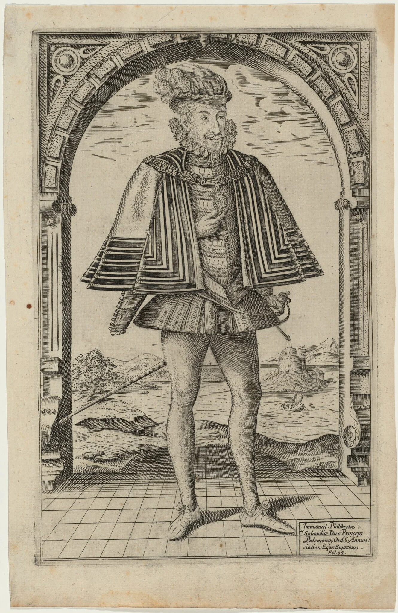 Emmanuel Philibert of Savoy, detail