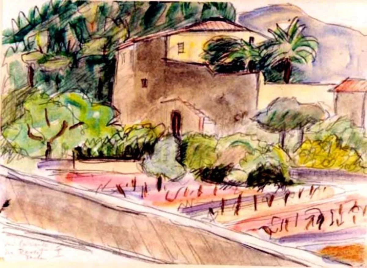În drum spre Toulon, detail