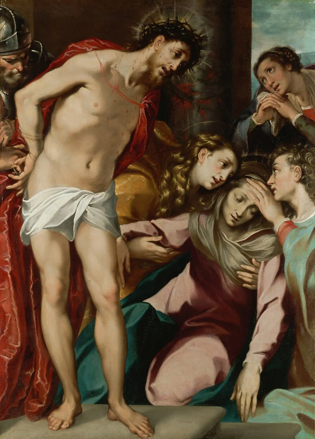 Christus an der Geisselsäule, by Francesco Vanni, oil, 1598