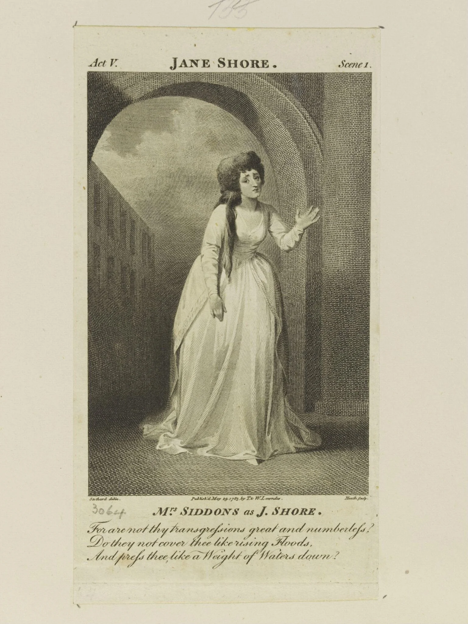 Mrs. Siddons as Jane Shore, detail