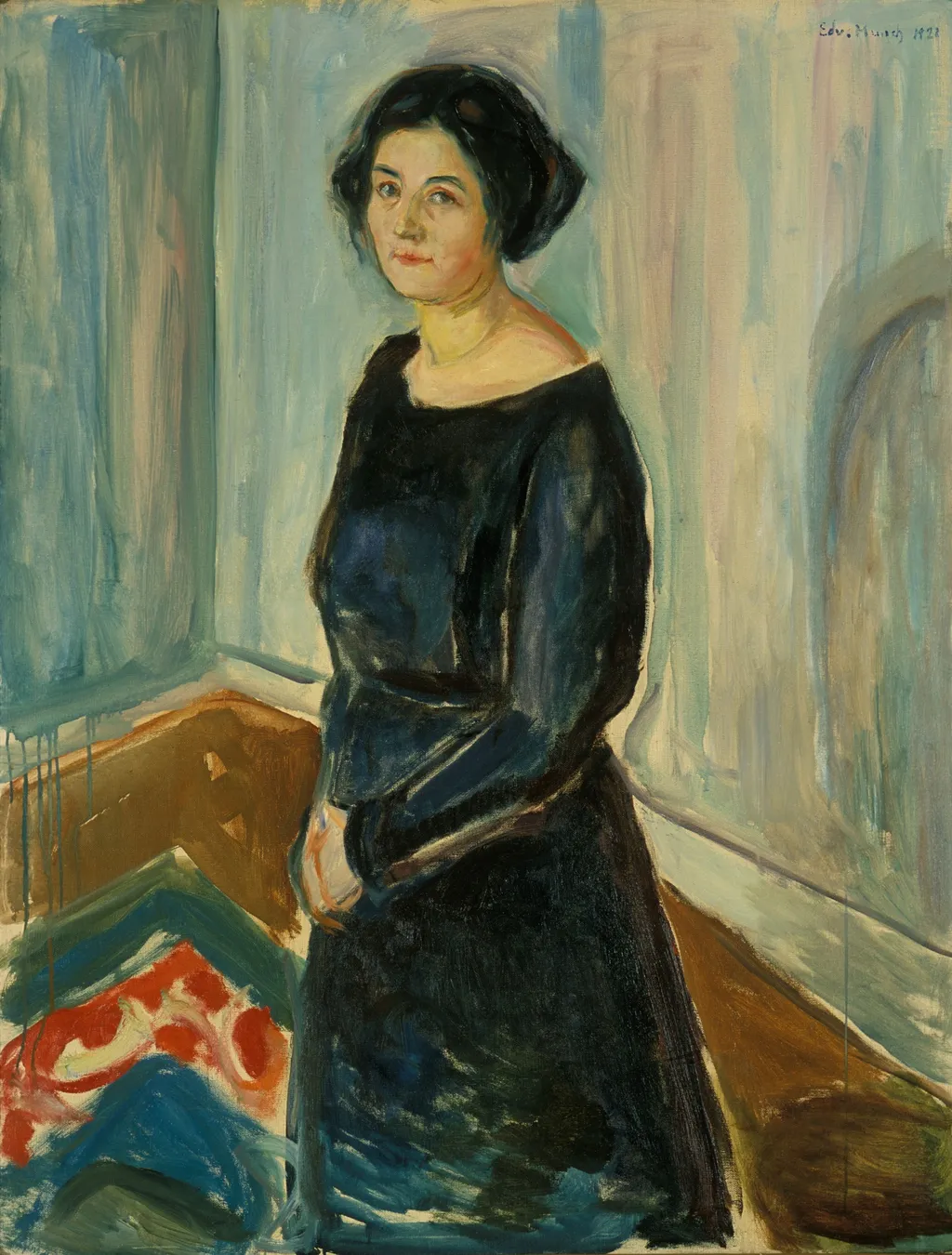 Inger Barth, by Edvard Munch, oil, 1921