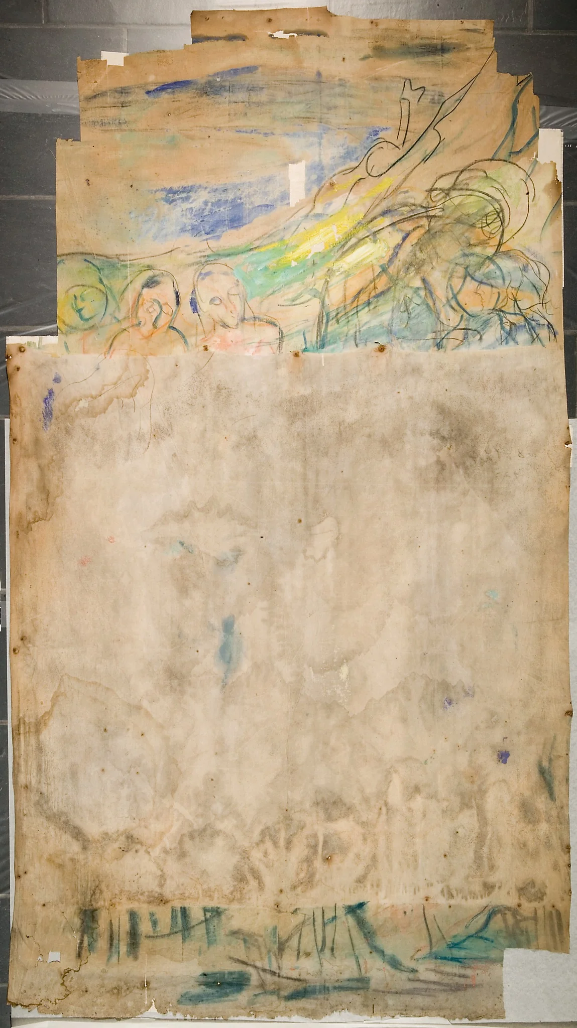 The Human Mountain: Left Under Part, detail