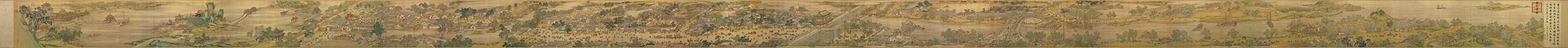 Along the River During the Qingming Festival, detail