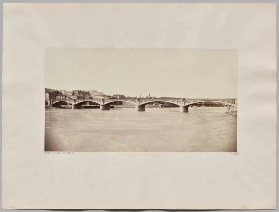 Lyon. Viaduc du Rhône, detail