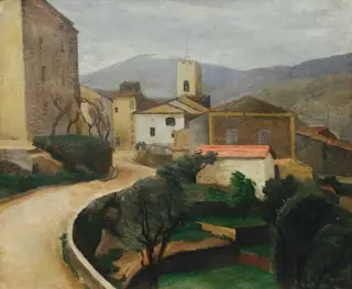 Vence, by Jean Marchand, oil, 1920