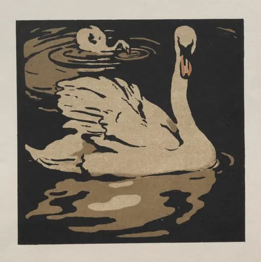The Square Book of Animals: The Beautiful Swan, by William Nicholson, 1899