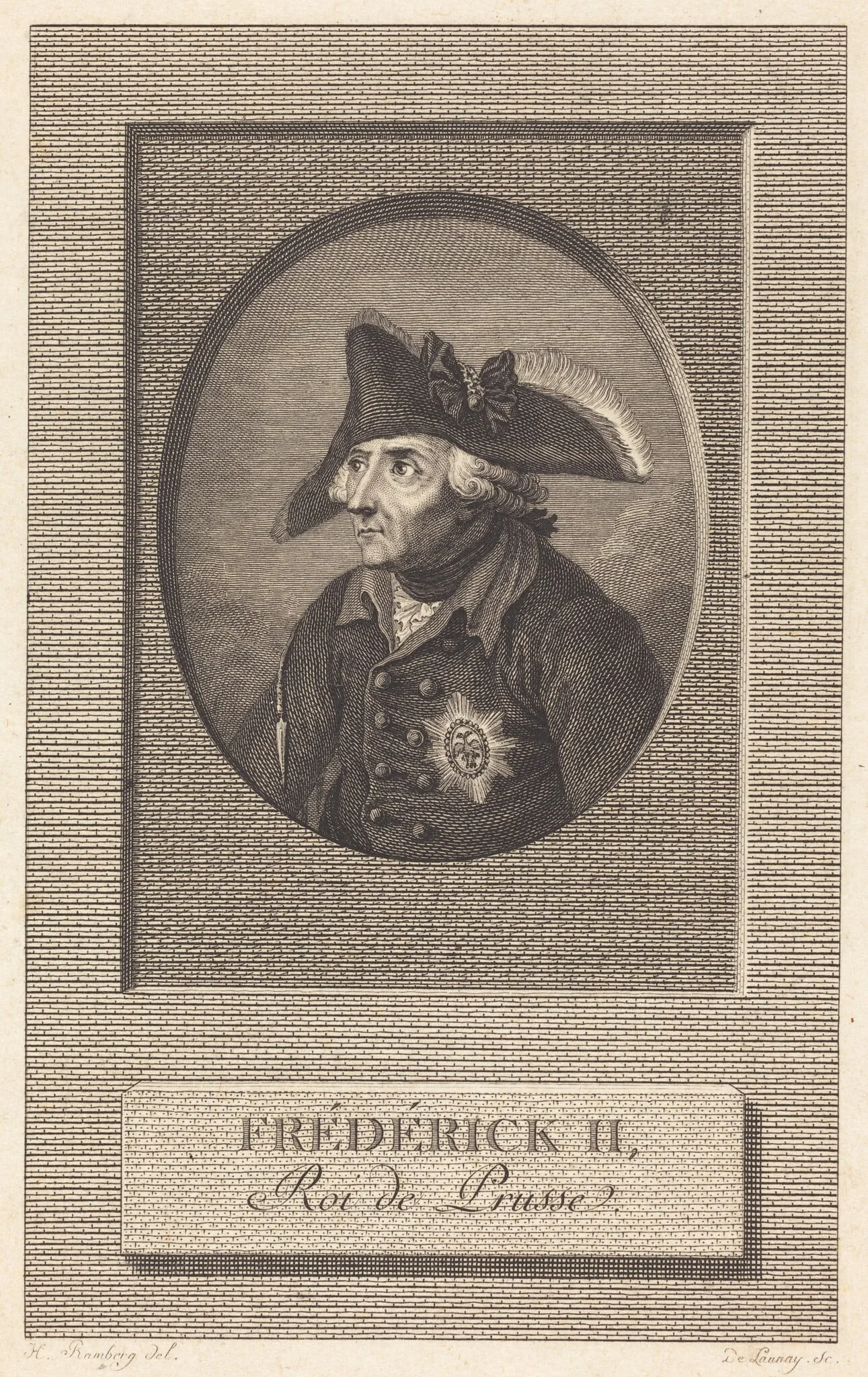 Frederick the Great, King of Prussia, detail
