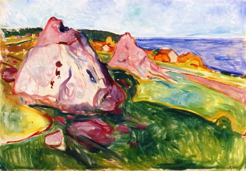 Red Rocks by Åsgårdstrand, detail