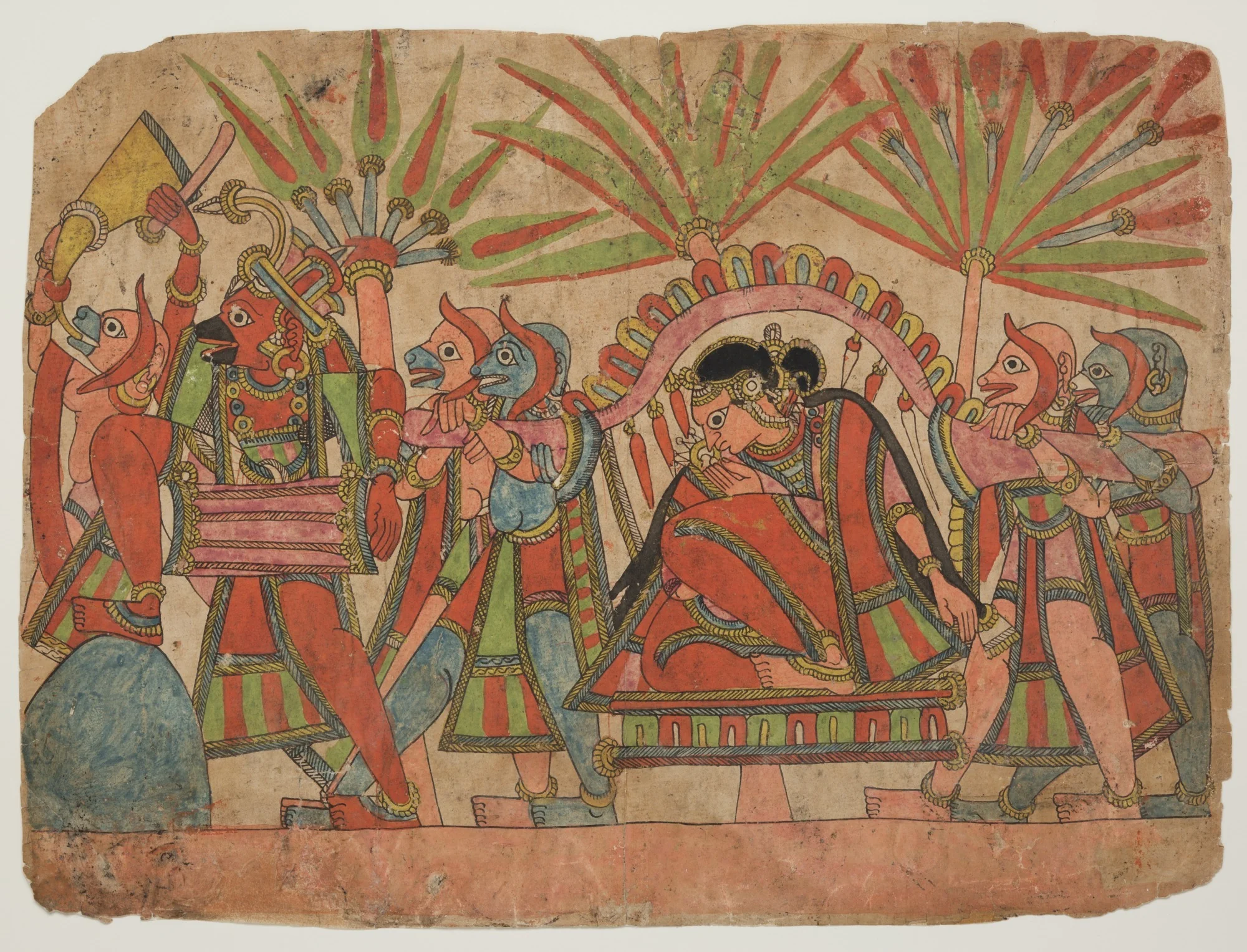 Scene from the Ramayana, detail