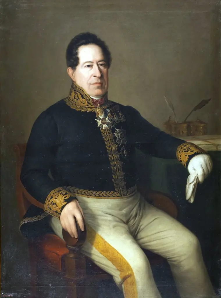 Portrait of Cesáreo María Sáenz y de la Barrera, by Antonio María Esquivel, oil, 1842