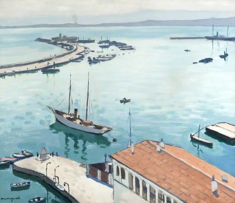 The Port of Algiers, detail