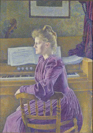 Maria Sèthe, by Théo van Rysselberghe, oil, 1896