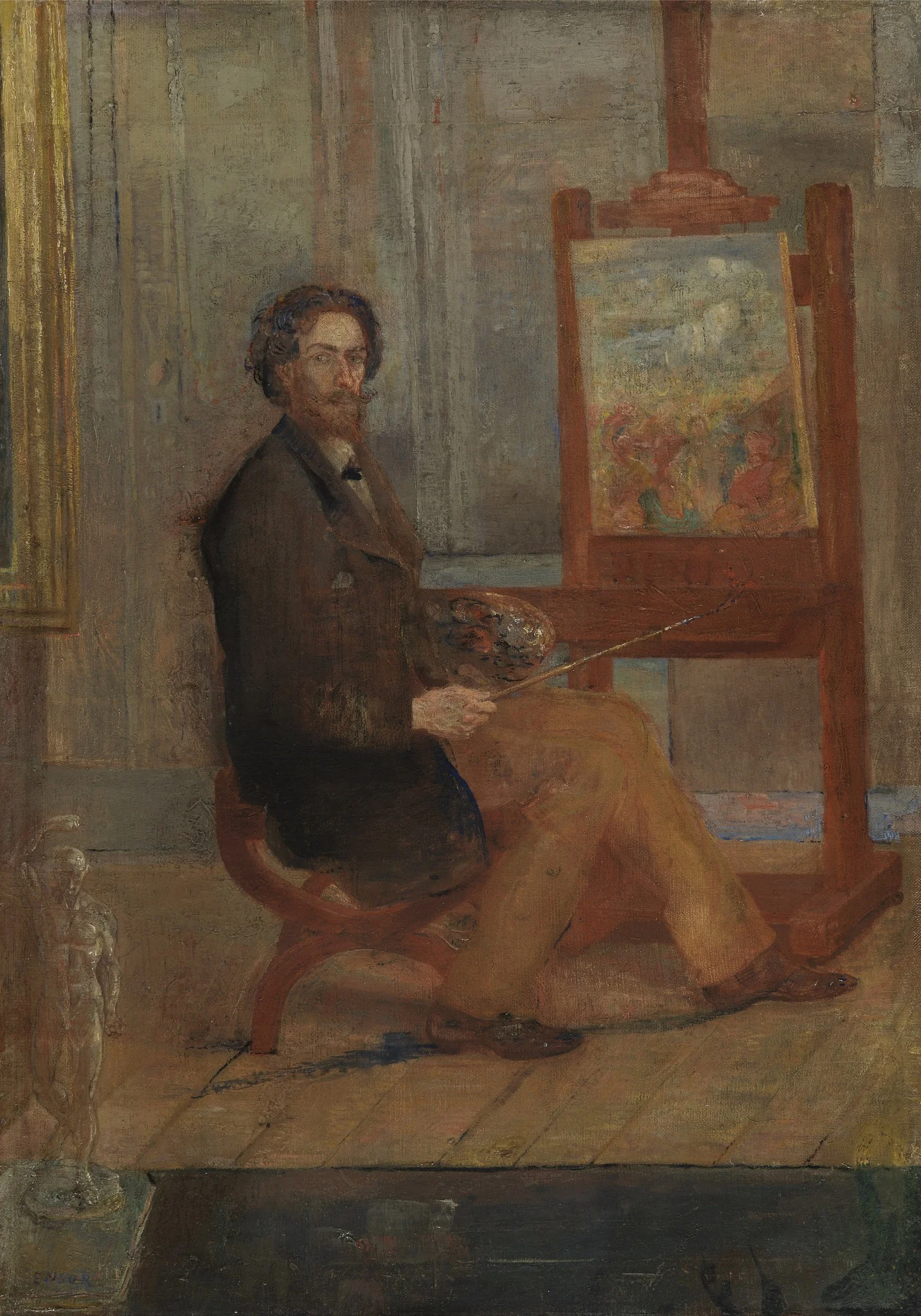 Ensor at his Easel, detail