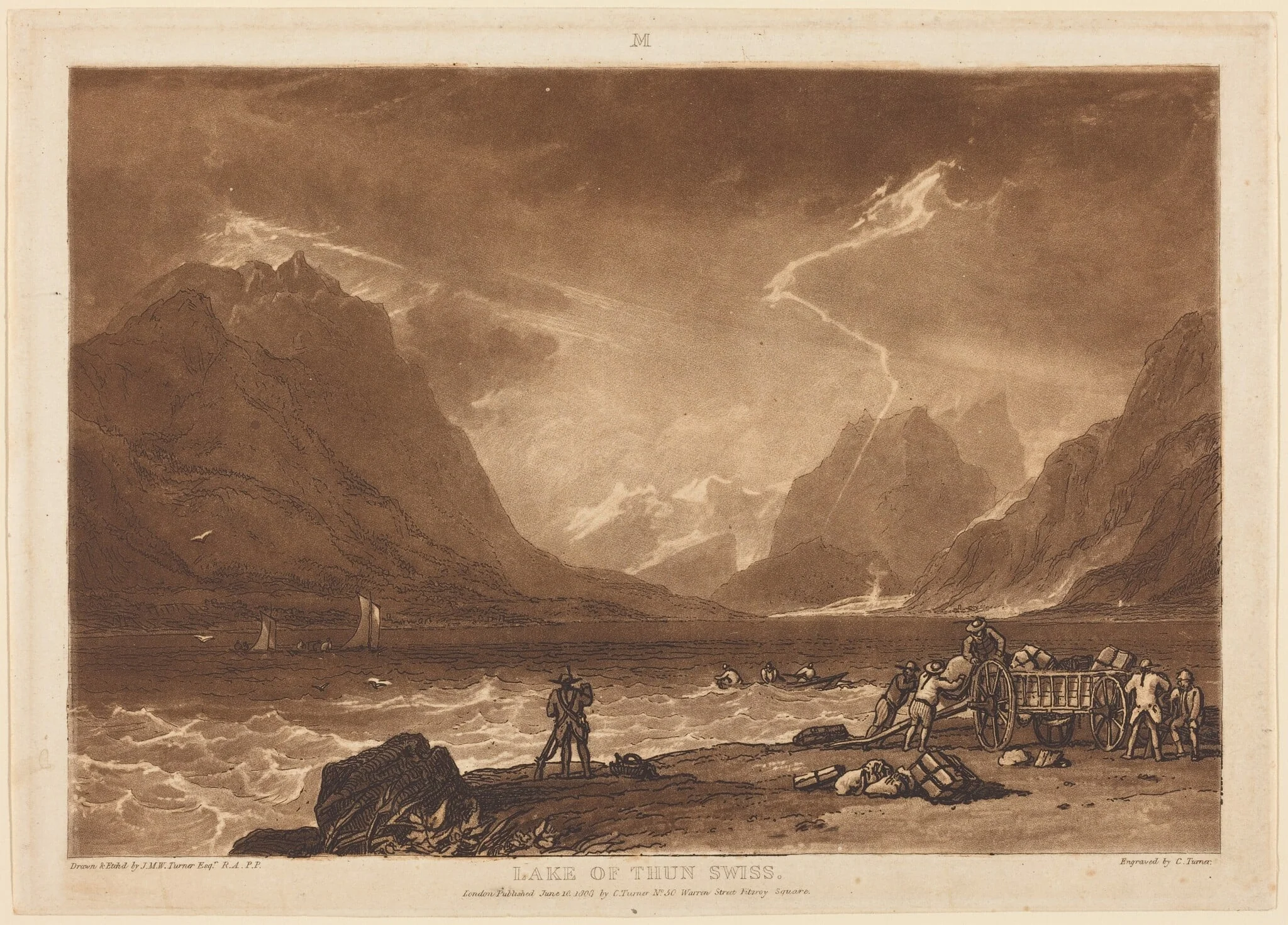 Lake of Thun, detail