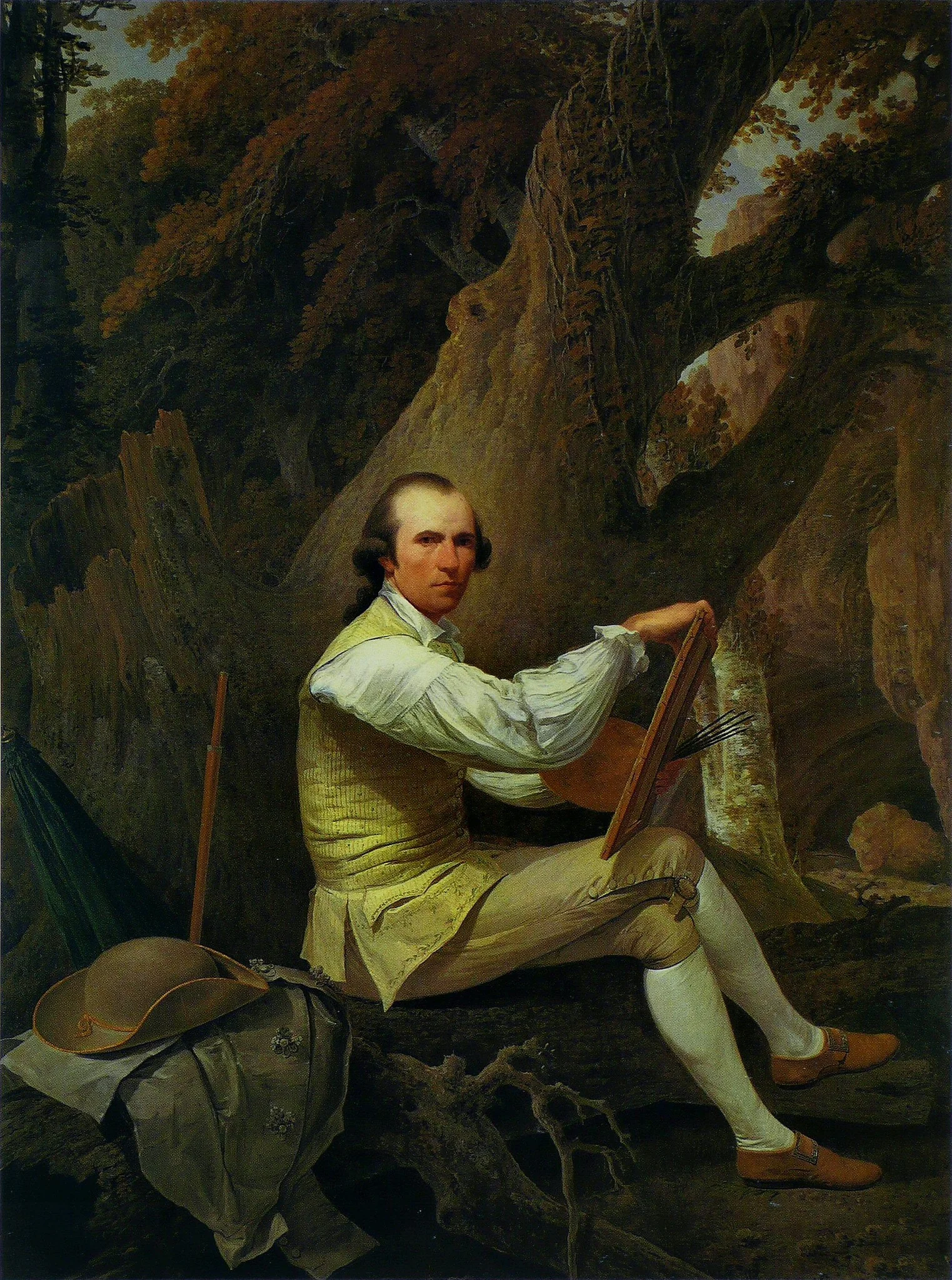 Self-portrait, detail