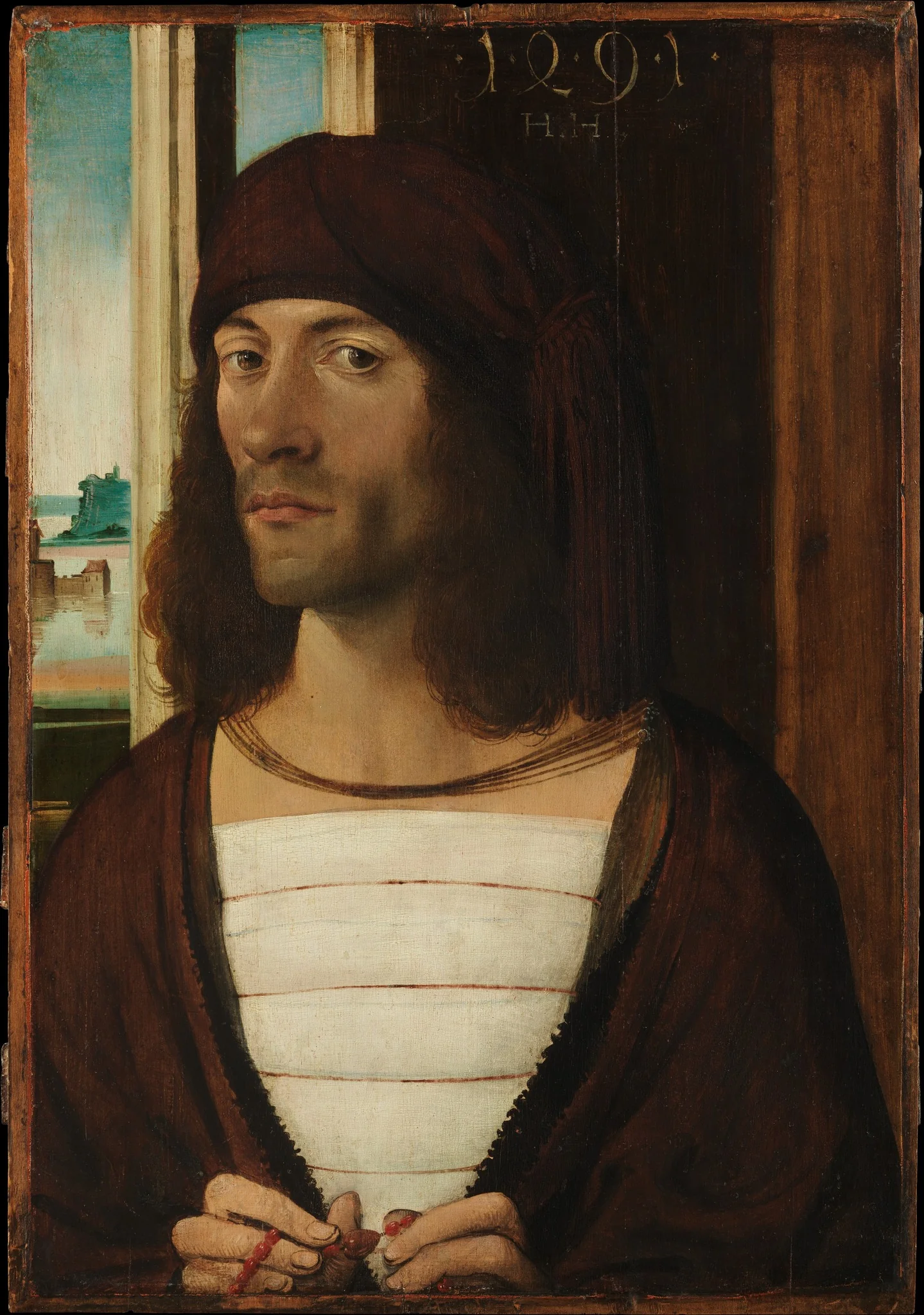 Portrait of a Man, detail