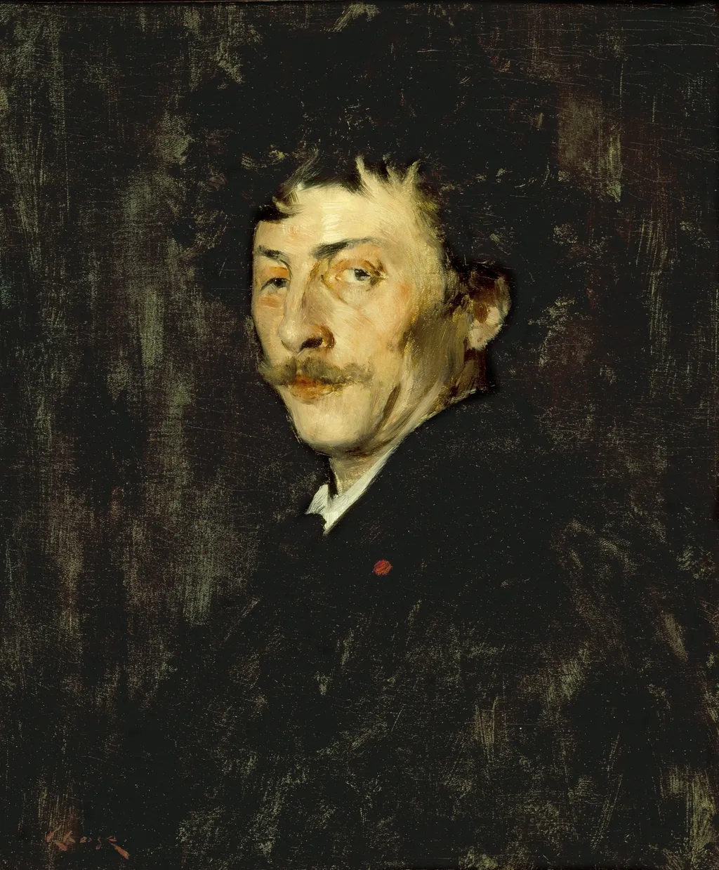 Pablo de Sarasate: Portrait of a Violinist, by William Merritt Chase, unspecified, 1875